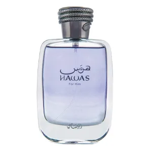 RASASI Hawas for Men EDP, Long-Lasting Pour Homme Spray, Aquatic Scent Designed to Embody Masculine Strength and Vigor, Signature Bottle, 3.38 OZ