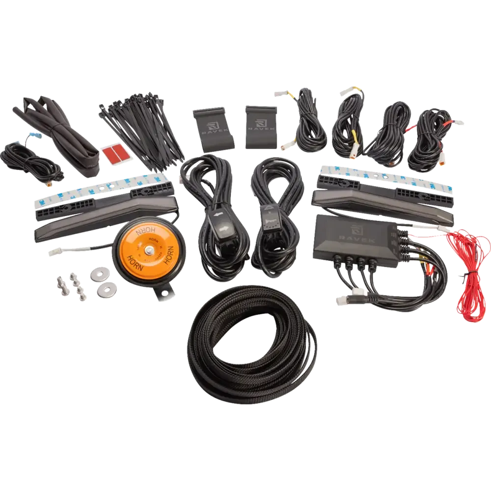 RAVEK Turn Signal Kit - White Running Light - Wolverine X4 69-105
