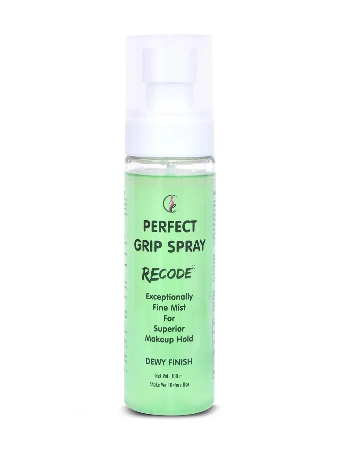 Recode Perfect Grip Spray Makeup Fixer 100 Ml|Dewy Finish|Vitamin E Enriched|Long Lasting|Keeps Makeup Intact|Hydrates, Soothes & Refreshes Skin