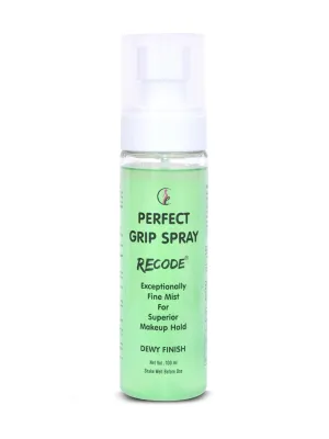 Recode Perfect Grip Spray Makeup Fixer 100 Ml|Dewy Finish|Vitamin E Enriched|Long Lasting|Keeps Makeup Intact|Hydrates, Soothes & Refreshes Skin