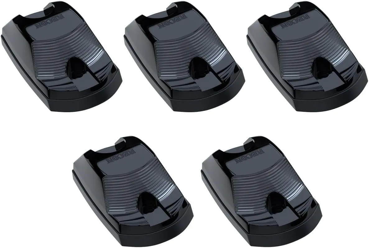RECON - Fits 17-24 Super Duty 5-Piece Cab Roof Light Set Front & Rear Facing Ultra High Power LEDs Multiple Options (For Trucks That DID NOT Come with Factory Cab Lights) (WHITE LED, SMOKED LENS)