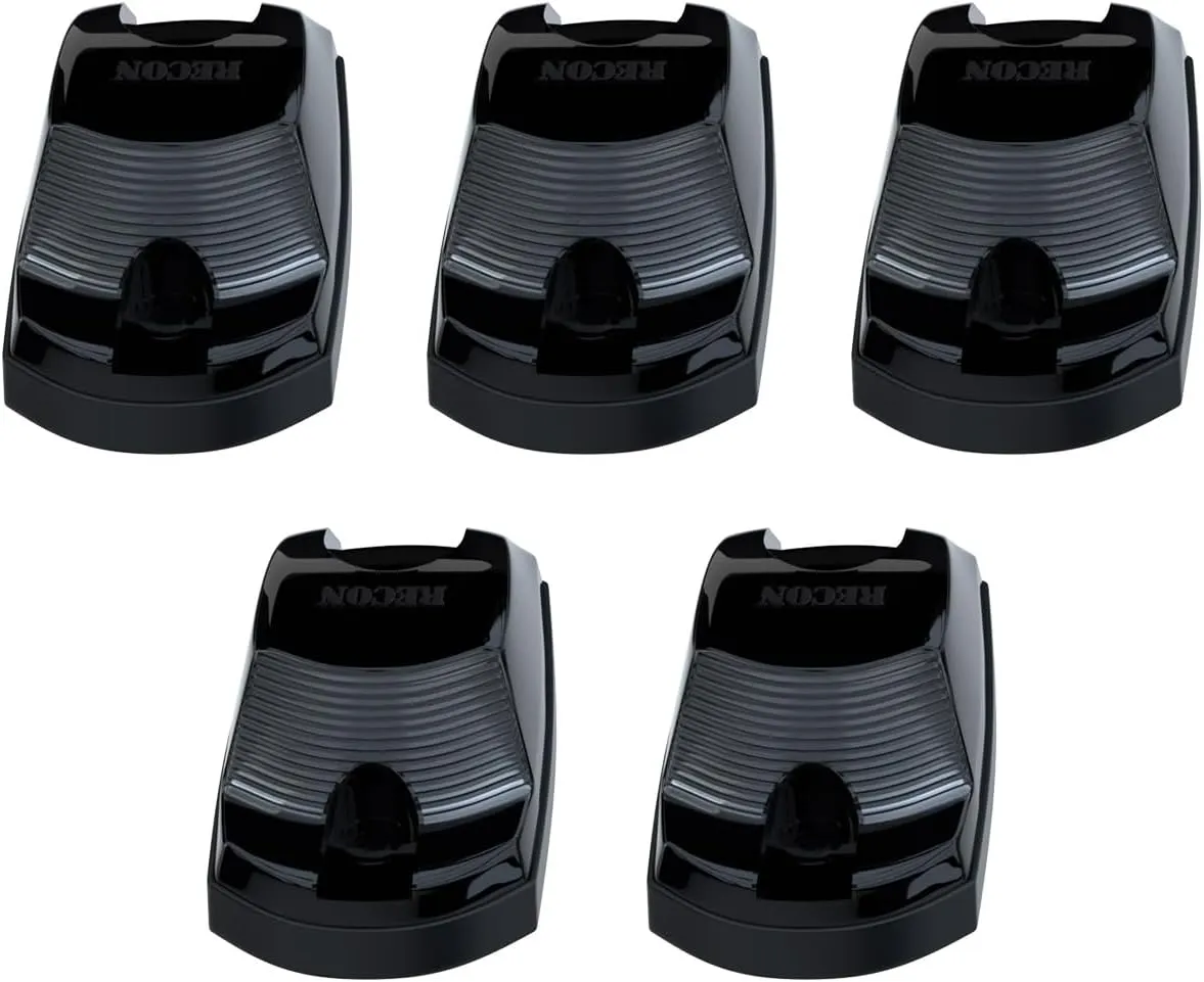 RECON - Fits 17-24 Super Duty 5-Piece Cab Roof Light Set Front & Rear Facing Ultra High Power LEDs Multiple Options (For Trucks That DID NOT Come with Factory Cab Lights) (WHITE LED, SMOKED LENS)