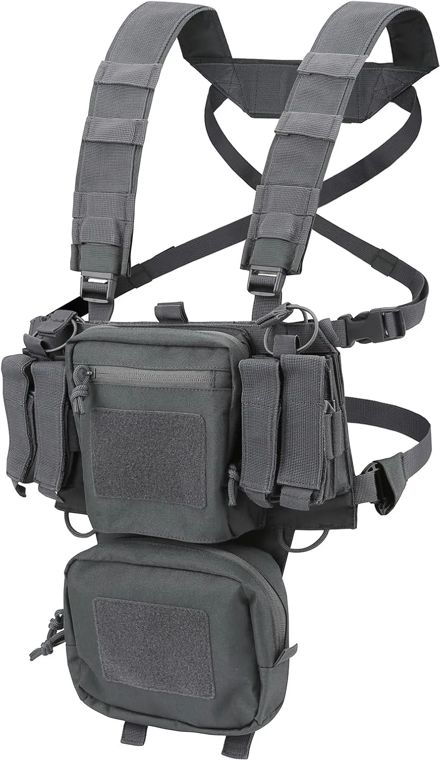 REEBOW GEAR Tactical Chest Rig Black/Grey/Tan