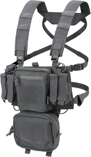 REEBOW GEAR Tactical Chest Rig Black/Grey/Tan