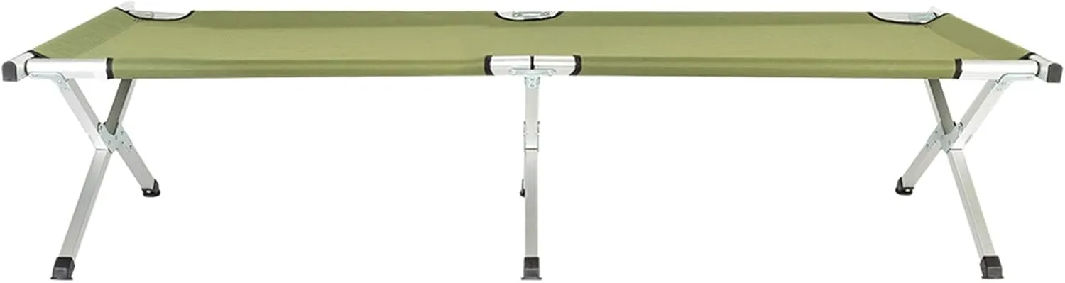 RHB-03A Portable Folding Camping Cot with Carrying Bag Army Green