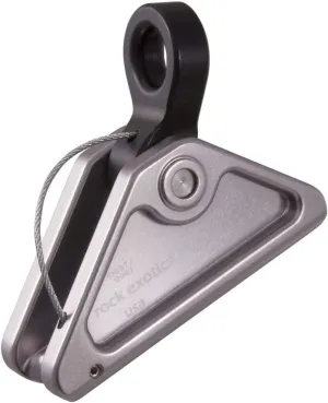 Rock Exotica RockGrab .625" 90° Jaw Rope Grab – Lightweight and Slim Rope Grab for Horizontal Lifelines – Made in The USA