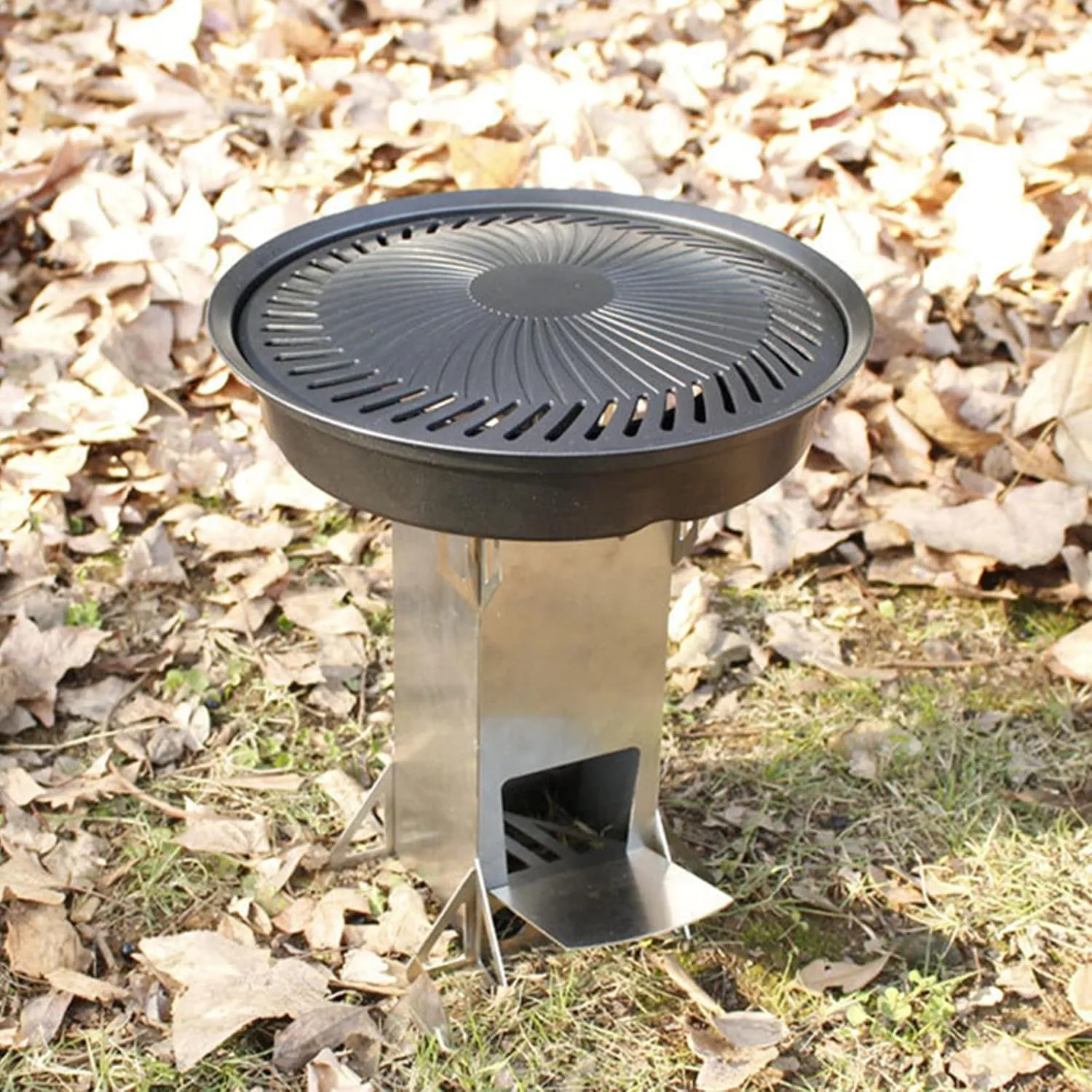 Rocket Stove Wood Burning Stove Premium Camping Stove for Backpacking, Hiking, RV and Survival - Barrel Stove Kit