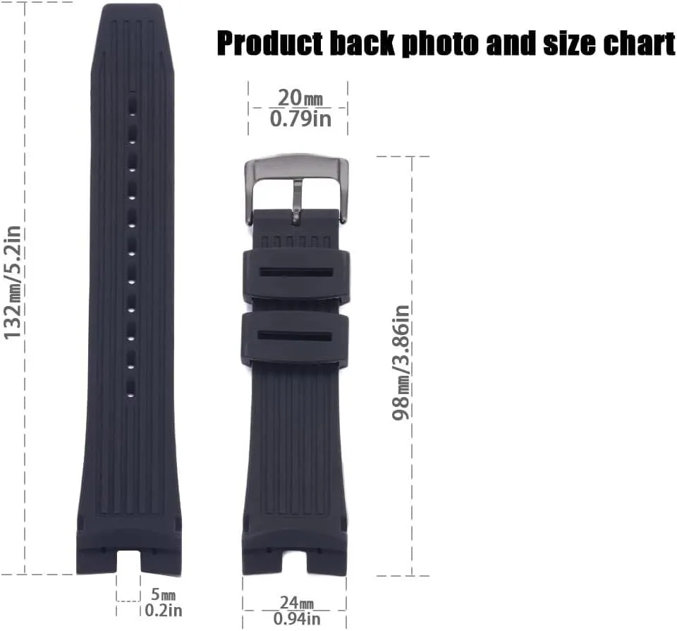 Rubber Watch Strap For Citizen AW1475 1476 1477 CA4154 4155 Men Eco-Drive Wristwatch Replacement Silicone Watchband