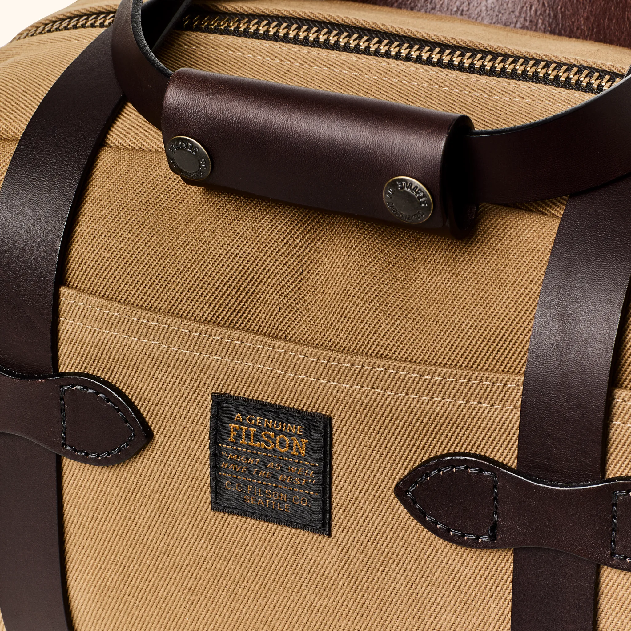 Rugged Twill Xs Compact Duffle Bag - Tan