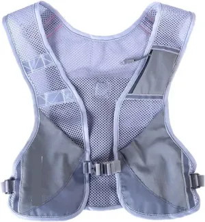 Running Vest Reflective Night Running Vest Backpack Harness Water Bottle Trail Running Marathon Hiking Hydration Backpack Pack Bags for Running (Gray2 )