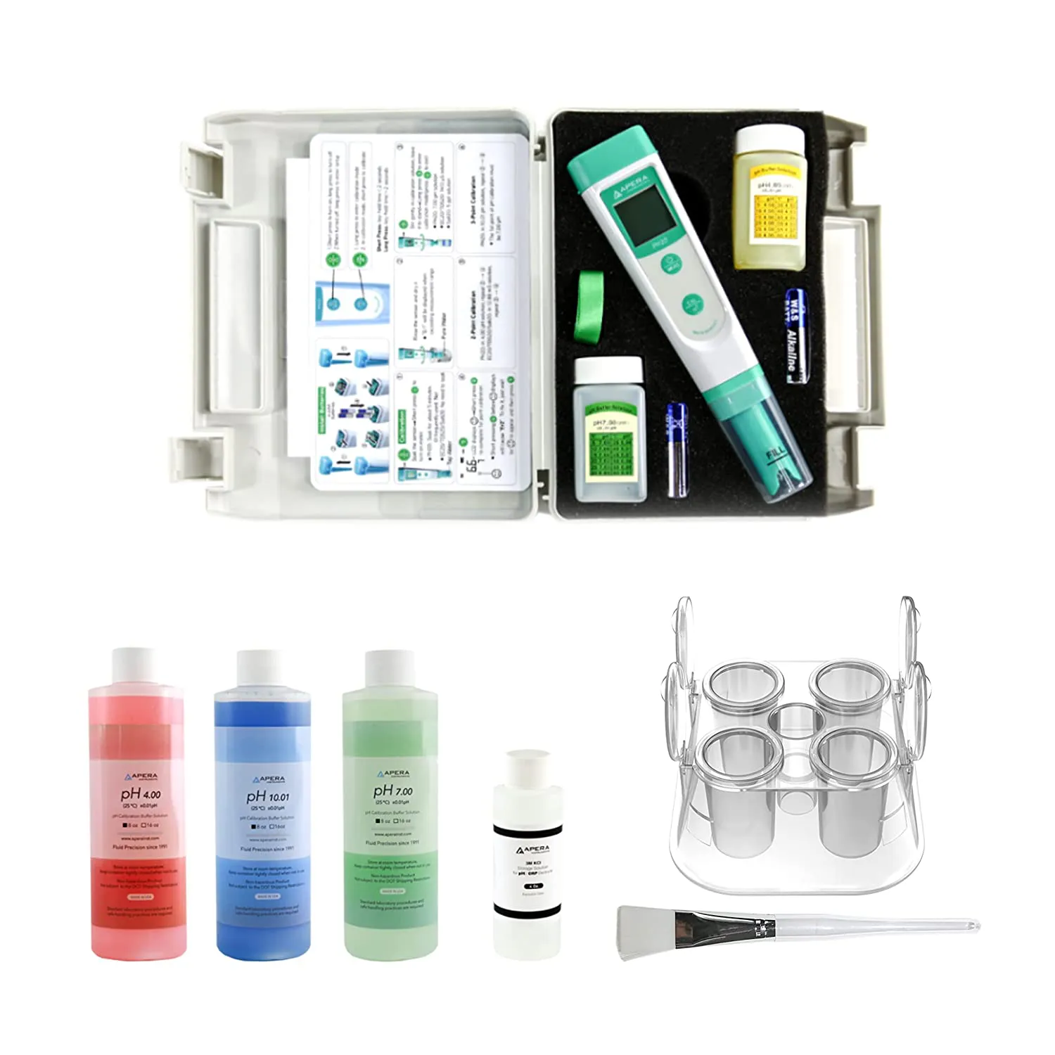 Rynx | APERA INSTRUMENTS AI209 Verdi Series PH20 Waterproof pH Tester Kit, ±0.1 pH Accuracy