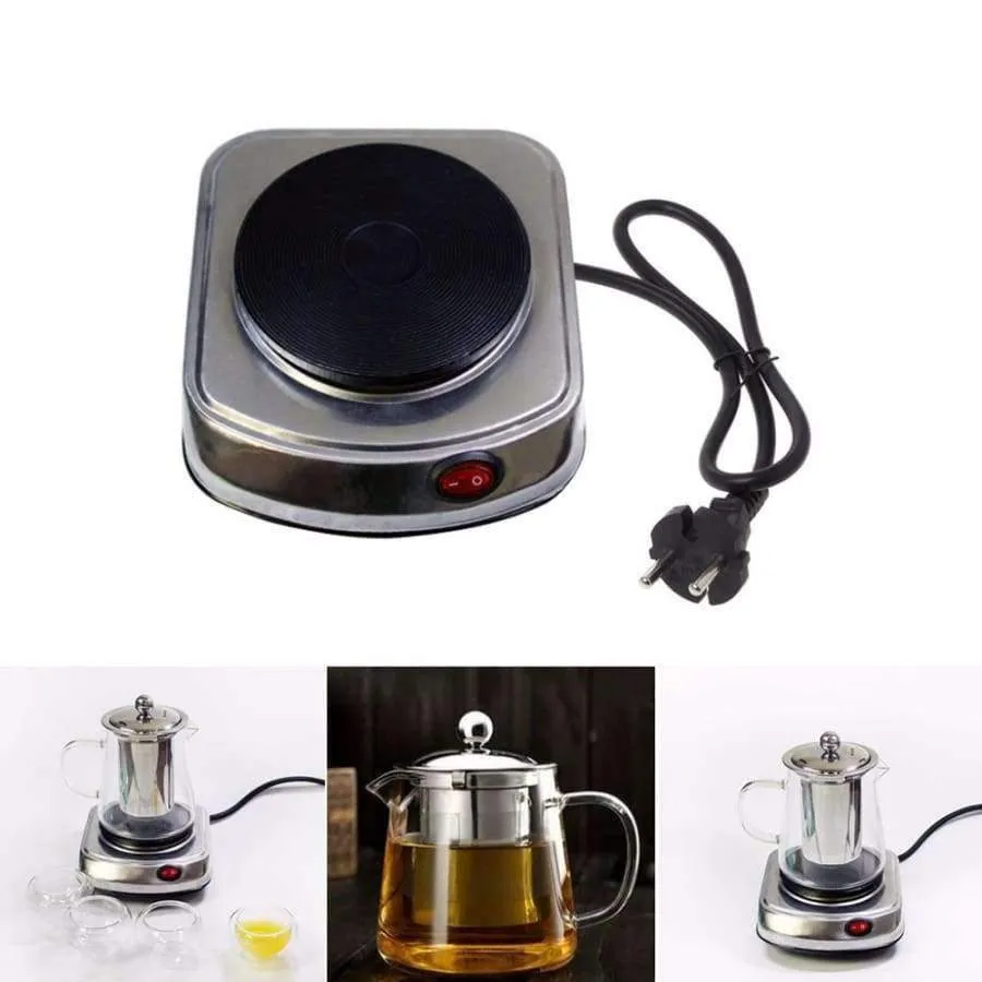 Rynx | MEXI Mini portable electric stove coffee heater plate 500W multifunctional household appliance set