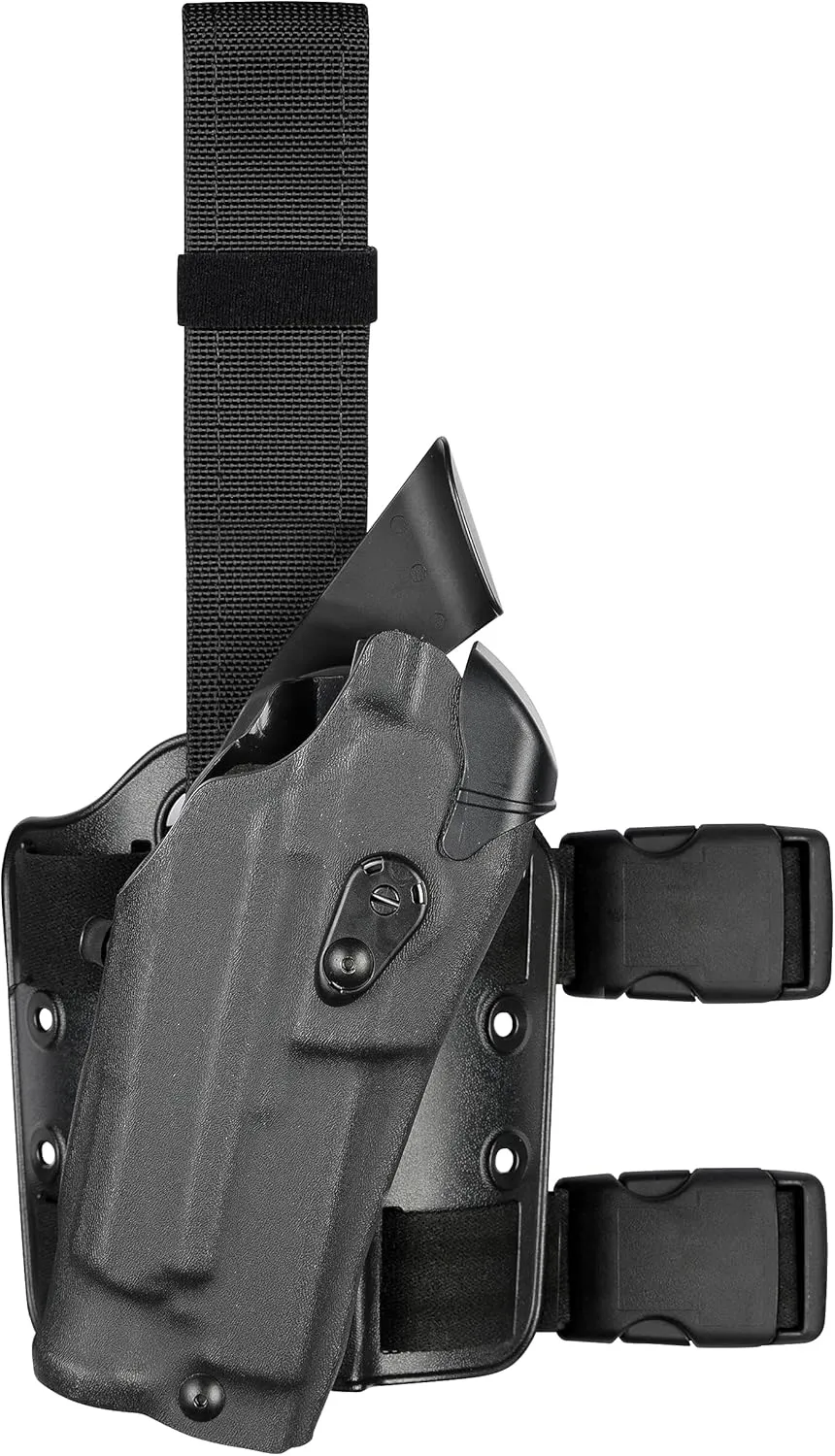 Safariland 6354 ALS Tactical Holster Without SLS, with Quick Release Leg Strap, Black, STX, Glock 17 with TLR1