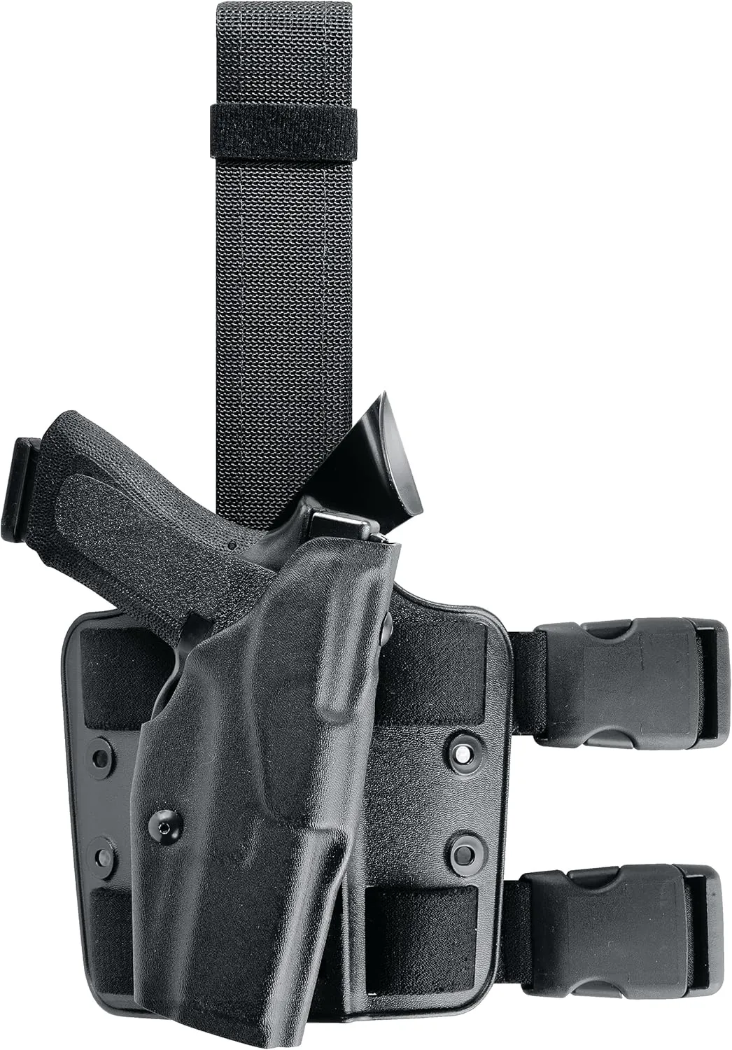 Safariland 6354 ALS Tactical Holster Without SLS, with Quick Release Leg Strap, Black, STX, Glock 17 with TLR1