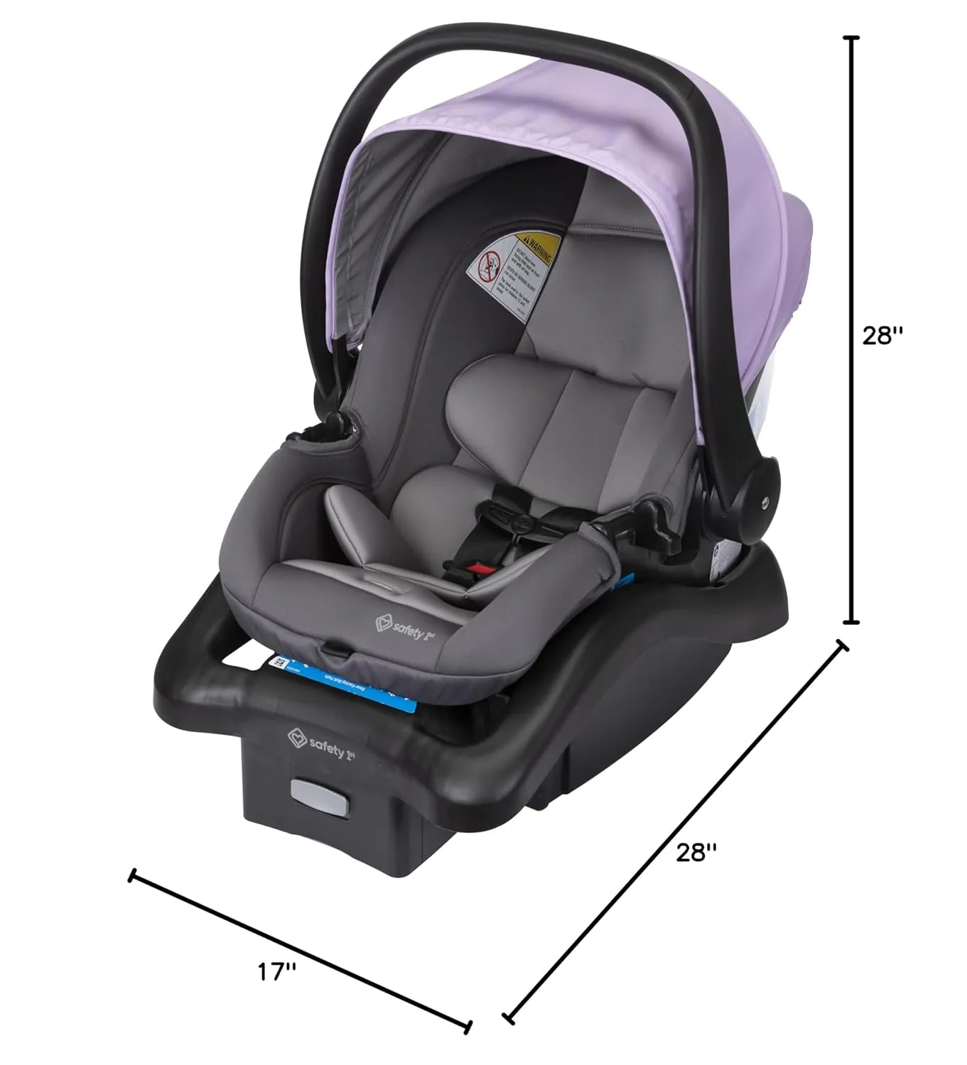 Safety 1st OnBoard FLX Infant Car Seat, Wisteria Lane 2