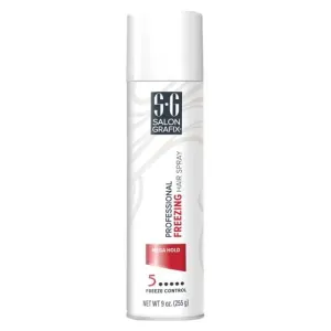 S'alon Gra'fix Professional Mega Hold Freezing Hair Spray from_SA.GR., Unisex, 9 oz (pack of 1)