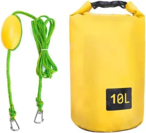 Sand Bag Boat Anchor PWC Kayak Canoes 10L Waterproof Dry Bag with Line Hook Buoy