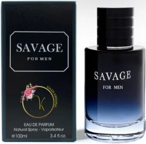 SAVAGE FOR MEN Cologne Eau de Parfum Men's Fragrance 3.4oz/100ml, Natural Spray, Long Lasting