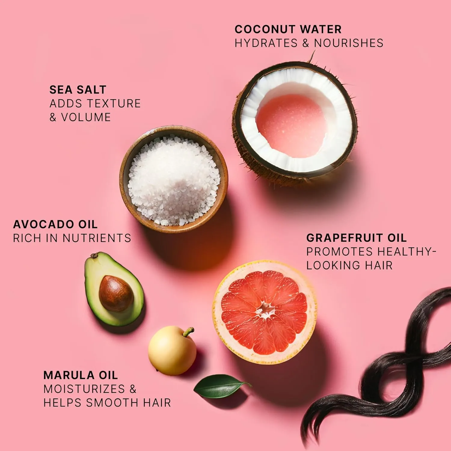 Sea Salt Spray for Hair - Texture Hair Spray for Men & Women, Seasalt Water for Beach Waves