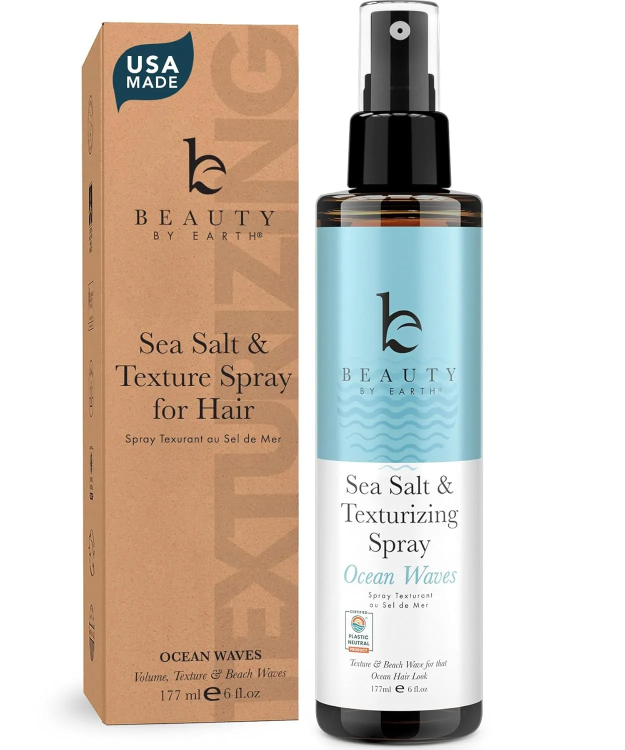 Sea Salt Spray for Hair - Texture Hair Spray for Men & Women, Seasalt Water for Beach Waves