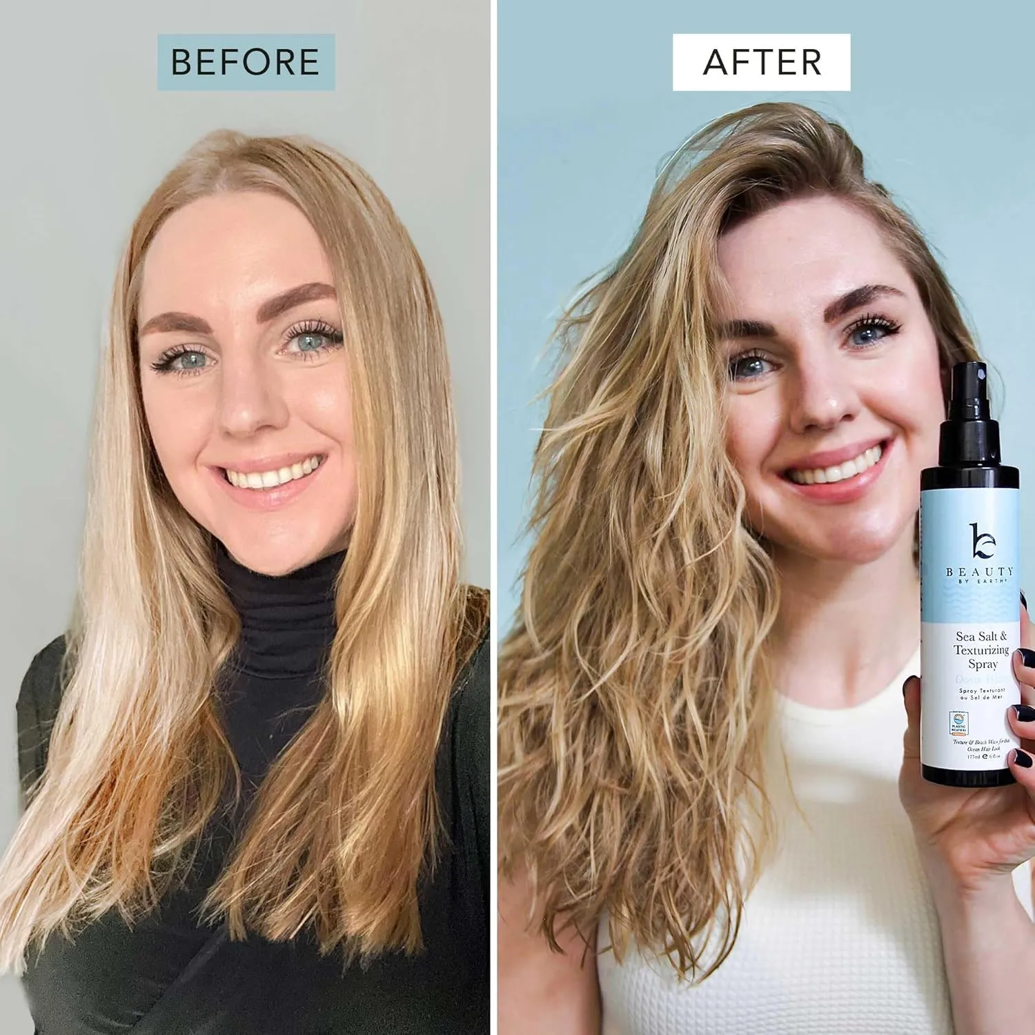 Sea Salt Spray for Hair - Texture Hair Spray for Men & Women, Seasalt Water for Beach Waves