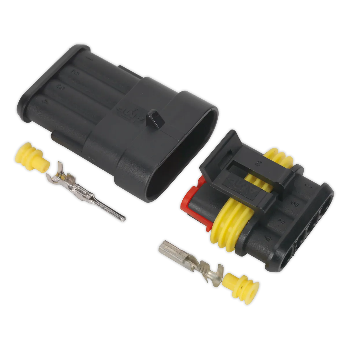 Sealey Superseal Male & Female Connector 4-Way