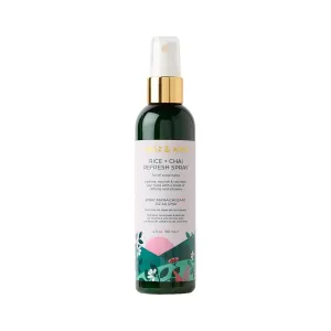 SHAZ & KIKS Rice Chai Refresh Spray | Revitalize and Awaken Your Roots | Boost of Multi-Nutrient Scalp Hydration in between Wash Days, 4 oz