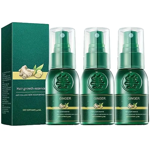 Shougagro Japanese Hair Growth Ginger Spray for Men Women, HyunGang Korea Ginseng Hair Regrowth Serum Spray, (3 Pcs)