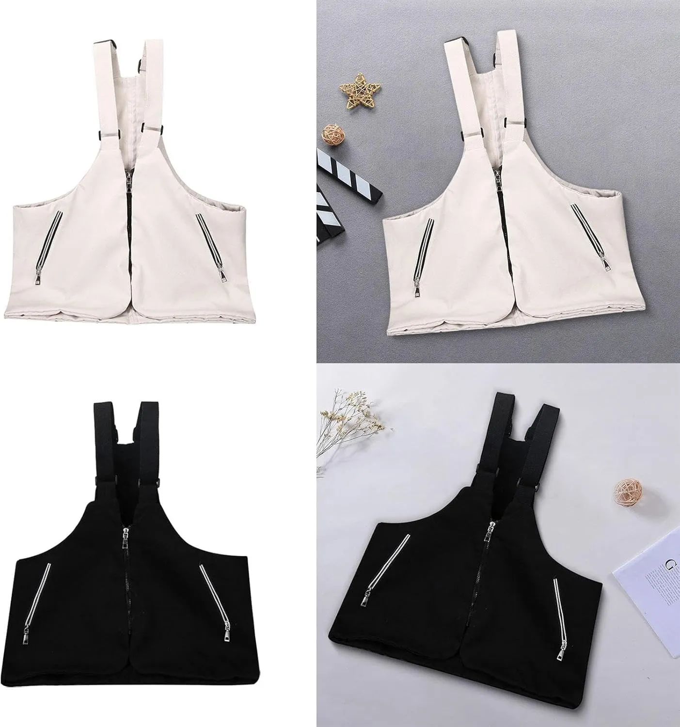 Shoulder Harness Bag Work Vest Wallet for Outdoor Activities