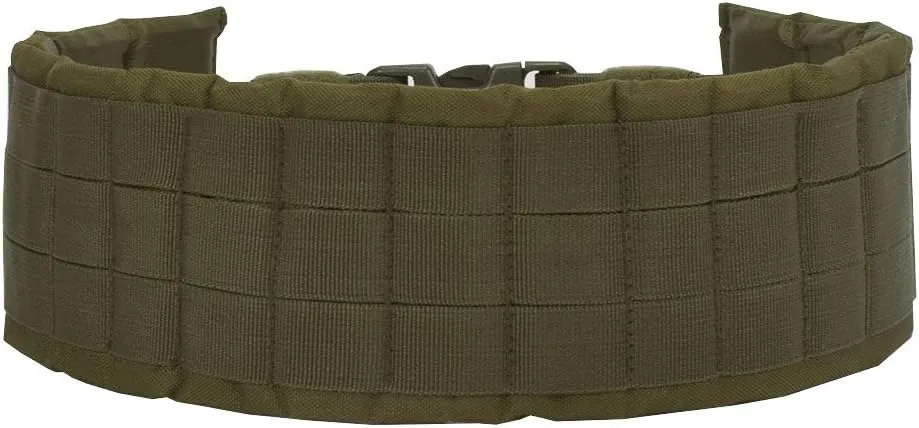 SINAIRSOFT Tactical Padded Battle Belt with Detachable Suspender Straps，Airsoft Combat Duty Belt Removable Harness
