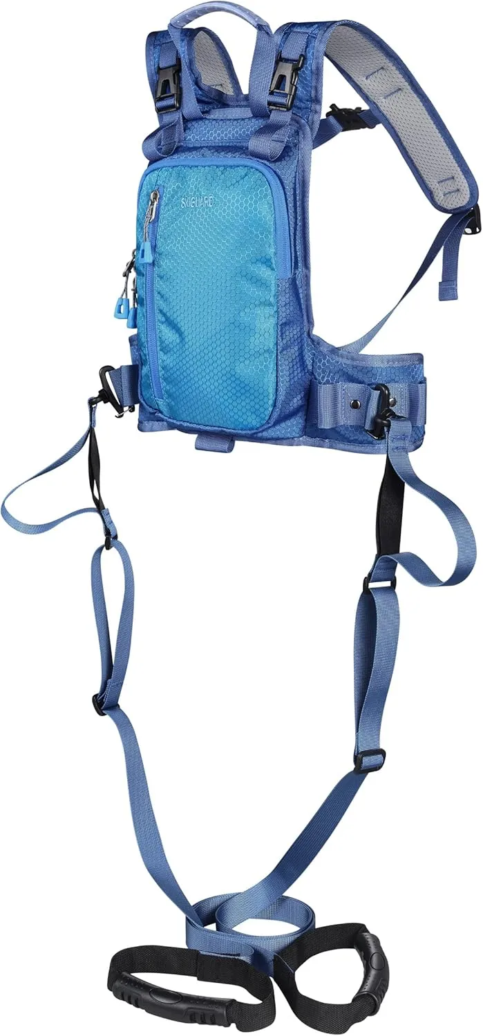 skiguard Ski Harness Trainer for Kids: Helping Toddler Learn to Ski with Support, Child Ski Harness with Backpack for Age 2-8