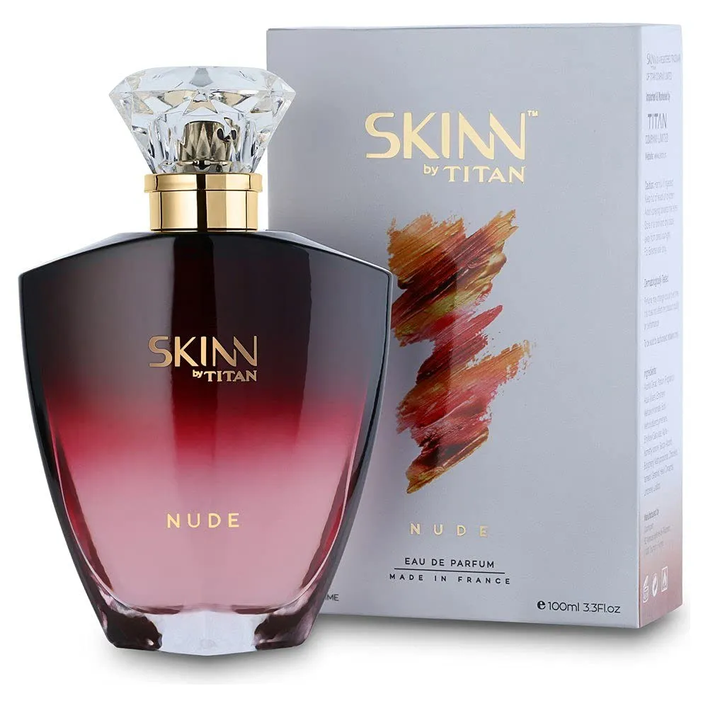 S'kinn By T'itan, Nude Long Lasting Everyday Floral Scent Eau De Parfum Spray For Women - 100 Ml Women's Fragrance Premium Fragrance Women's Perfume Gift For Women