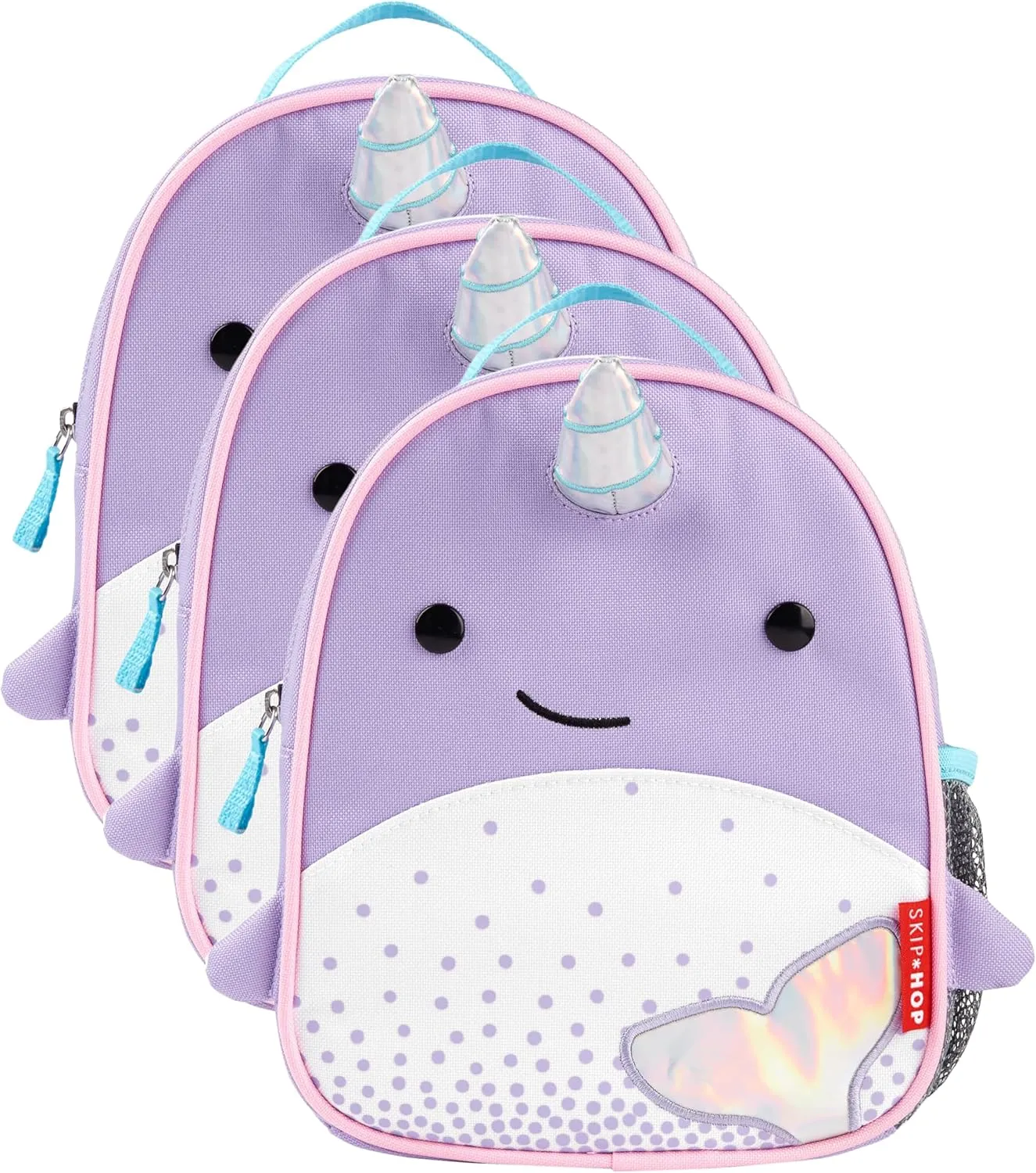 Skip Hop Baby Boys and Baby Girl's Mini Backpack, Narwhal, Pack of 3