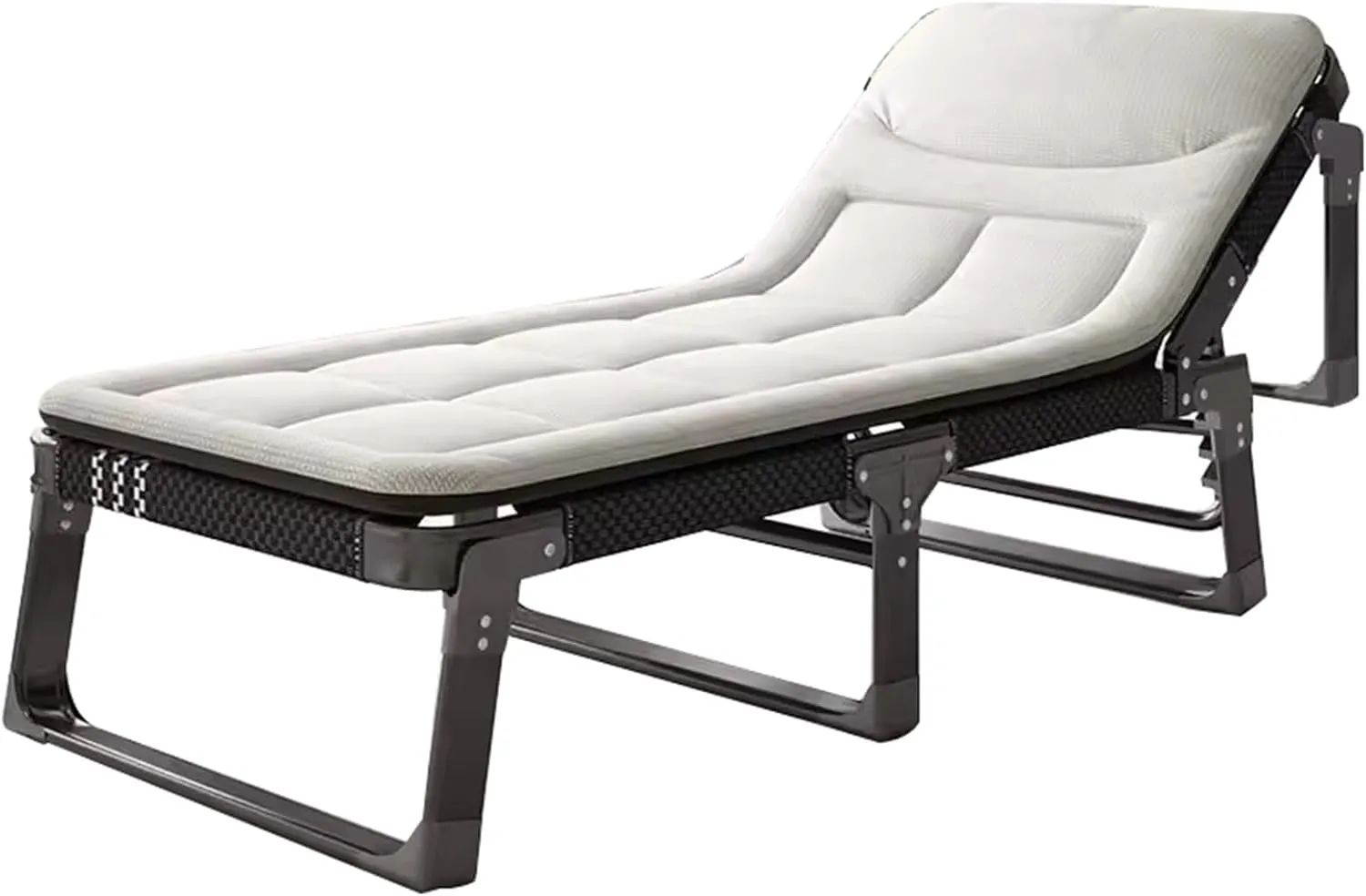Sleeping Cots for Adults, 5Position Folding Chaise Lounge Chairs Outdoor, Folding Camping Cot, Folding Cot Camping Cot for Adults Portable Folding Outdoor