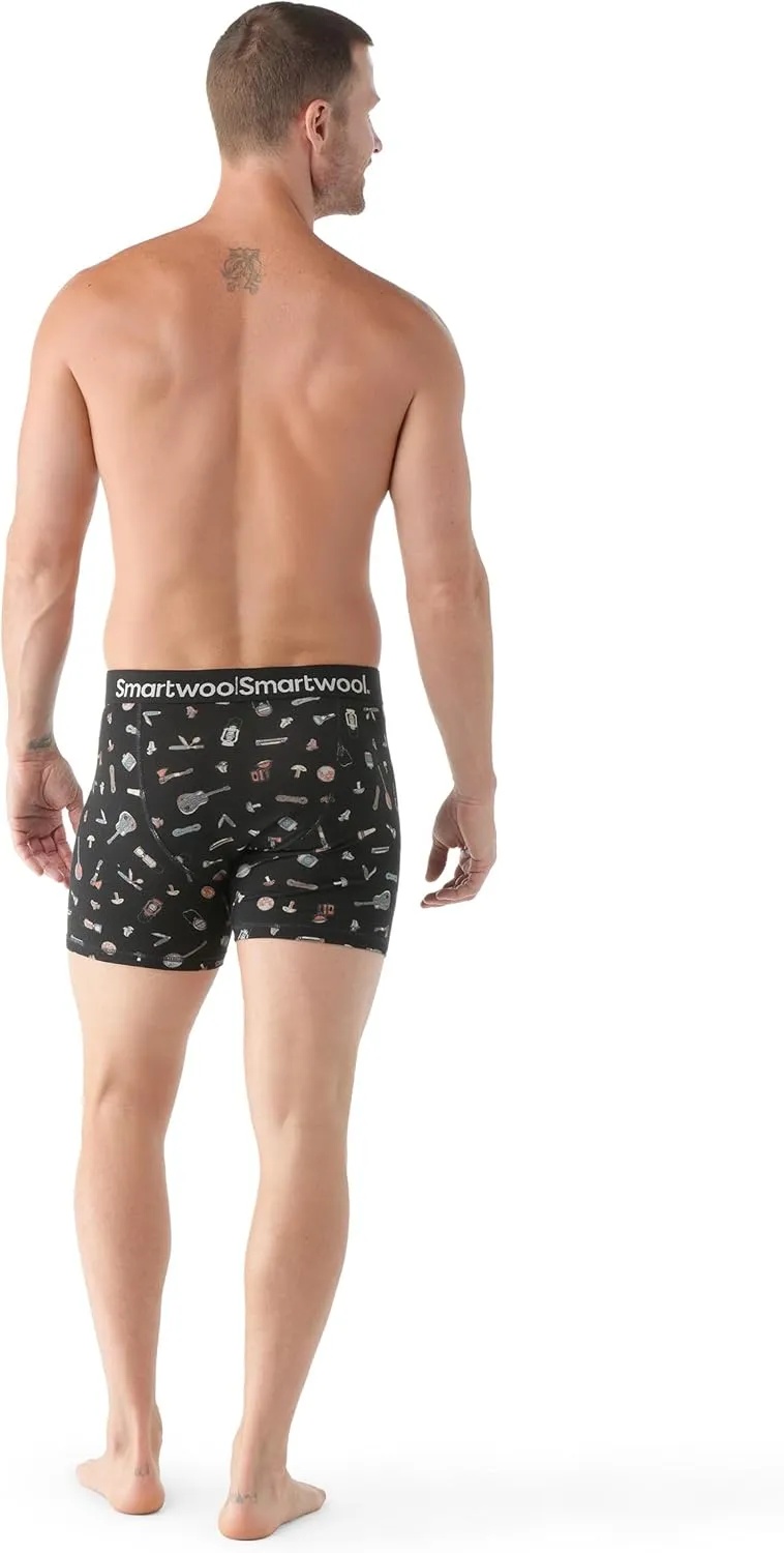 Smartwool Men's Merino Print Boxer Brief Boxed