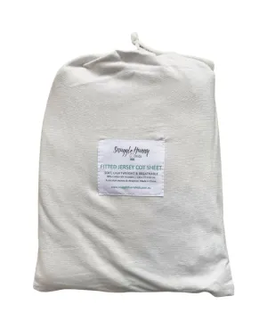 Snuggle Hunny Cot Sheet- Stone