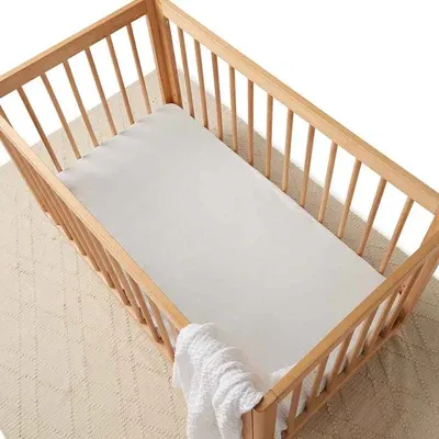 Snuggle Hunny Cot Sheet- Stone