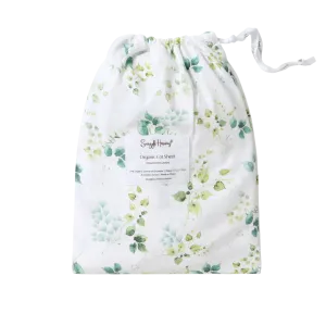 SNUGGLE HUNNY EDEN ORGANIC FITTED COT SHEET