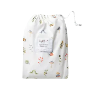 SNUGGLE HUNNY GARDEN FRIENDS FITTED COT SHEET