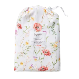 SNUGGLE HUNNY MEADOW FITTED COT SHEET