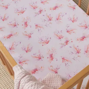 Snuggle Hunny Organic Fitted Jersey Cotton Cot Sheet - Coral