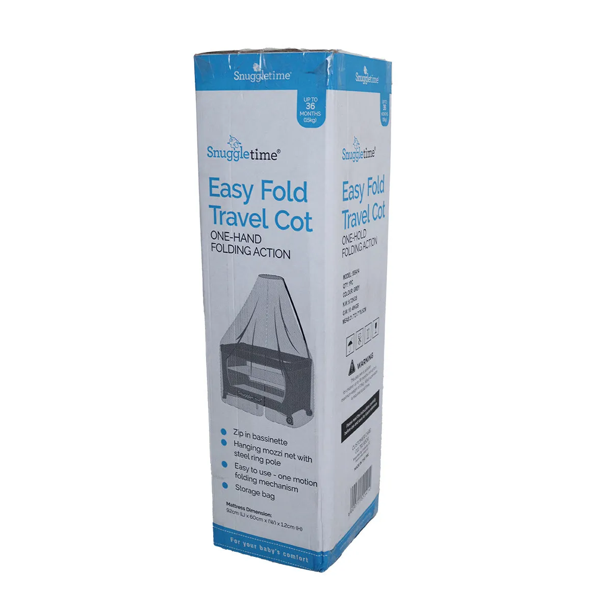 Snuggletime Easy Fold Travel Cot
