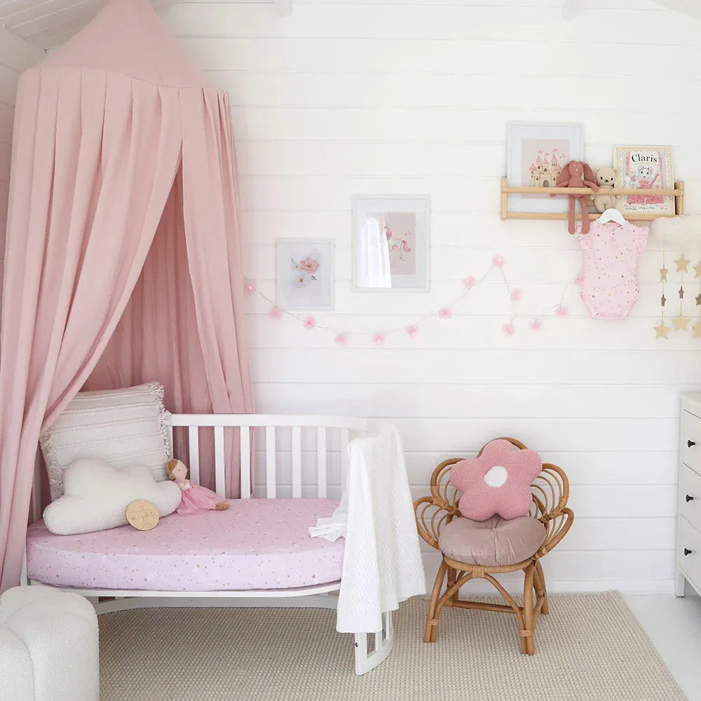 SNUGGLY HUNNY TWINKLE  FITTED COT SHEET