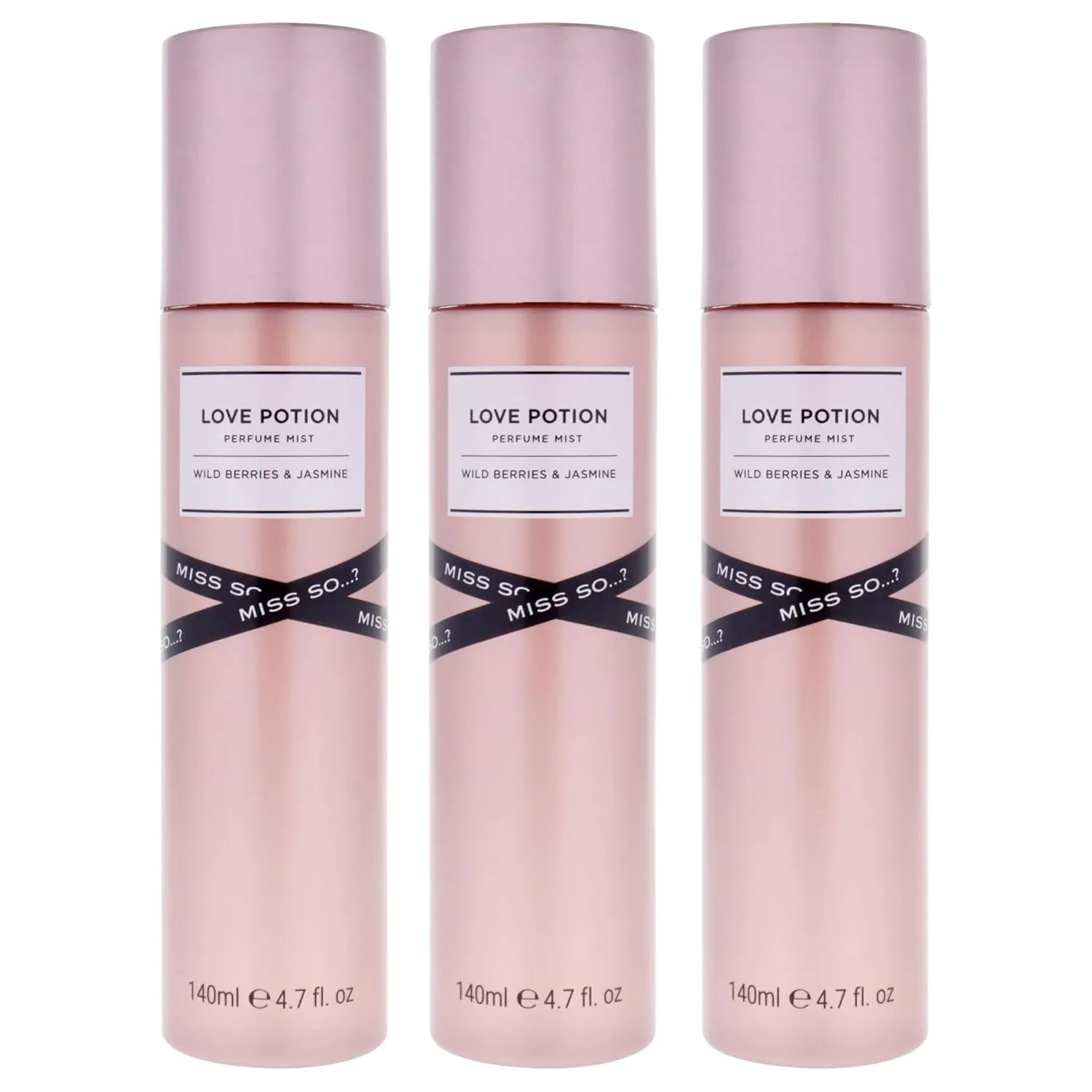 So…?...? Love Potion Perfume Mist - Woody, Floral Body Spray for Women - Perfume for Women with 6 Hour Wear - Vegan Body Mist - Pack of 3