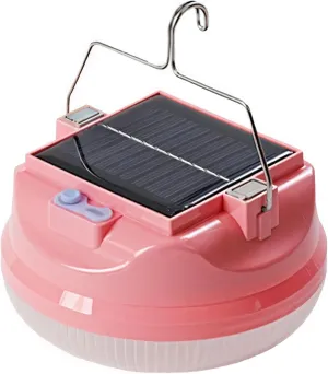 Solar Camping Lamp, Rechargeable 6000Mah Led Light, Abs Material, Touch Control, Perfect for Outdoor Adventures and Emergencies