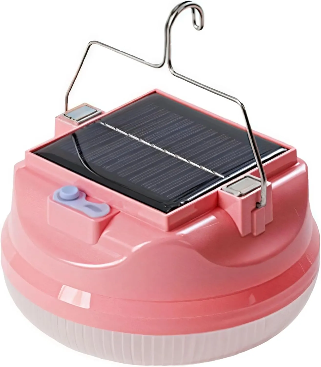 Solar Camping Lamp, Rechargeable 6000Mah Led Light, Abs Material, Touch Control, Perfect for Outdoor Adventures and Emergencies