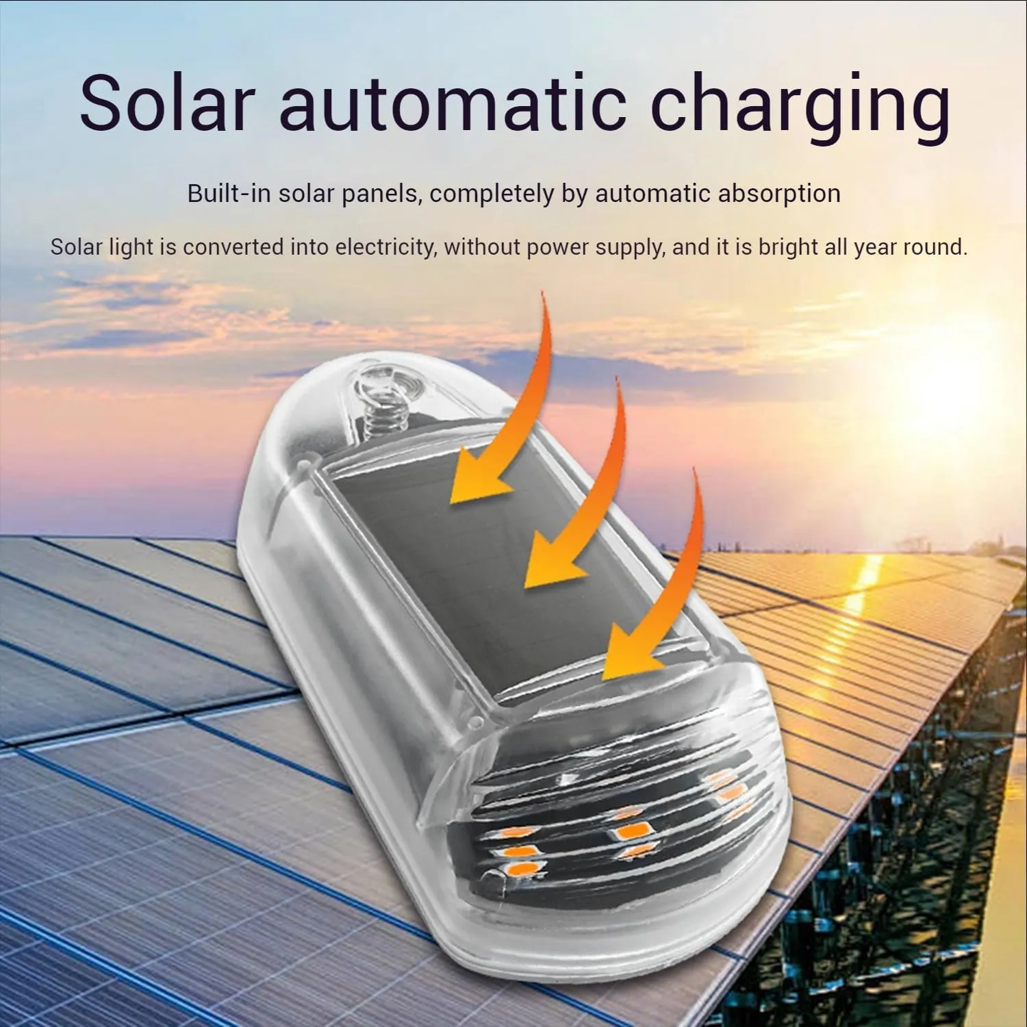 Solar Powered Cab Lights IP68 Waterproof Solar Wireless Cab Lights For Truck No Drill Cab Lights Universal Remote Control Vibration Solar Cab Lights (Black Shell, Yellow light Remote control)
