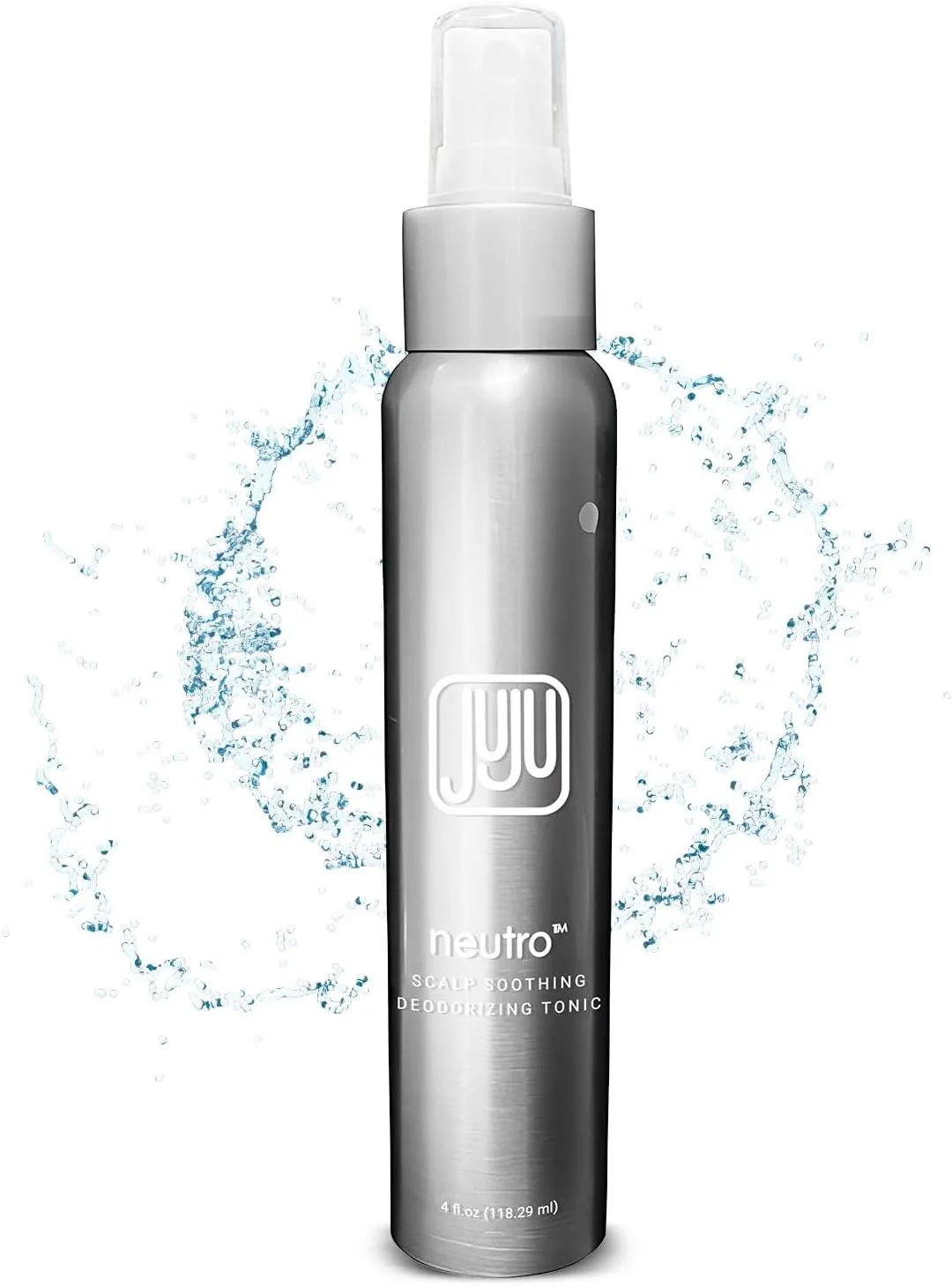Soothing Scalp & Hair Deodorizer Spray Tonic Neutro 4 Fl Oz - Hair Odor Neutralizer Spray, Scalp Odor Neutralizer, After Workout Refresher, No Artificial Fragrances Perfume Mist for Sweat and Odors