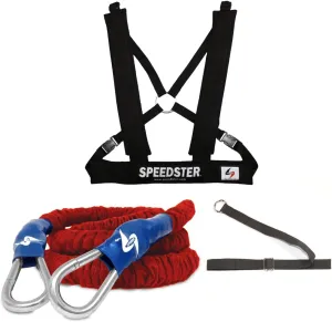 SPEEDSTER Rocket Overspeed Trainer with Padded Harness- Speed Training System for All Athletes That Re-Programs Muscle Memory to Run Faster