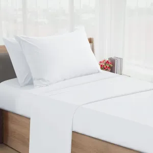 SPRINGSPIRIT Cot Sheets - 30" x 75" x 9", 4 Piece Set, Fitted Sheets for Twin/Camp Bunk/RV Bunk/Guest Beds, White